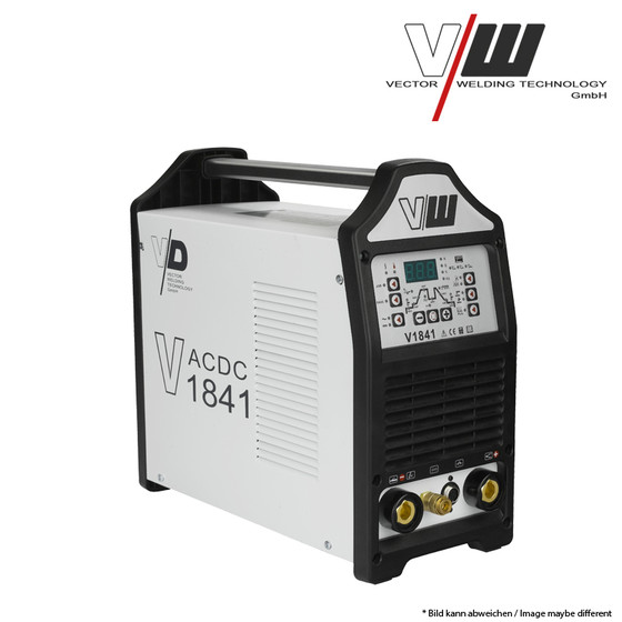 VECTOR Digital Welding machine AC/DC TIG V1841 Plus Inverter ALU TIG ARC MMA STICK Electrode