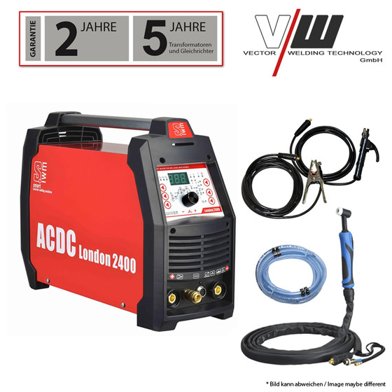 SWIM London 2400 Kombi Welder AC/DC WIG 200 Plus TIG ALU MMA E-Hand Inverter 4 in1