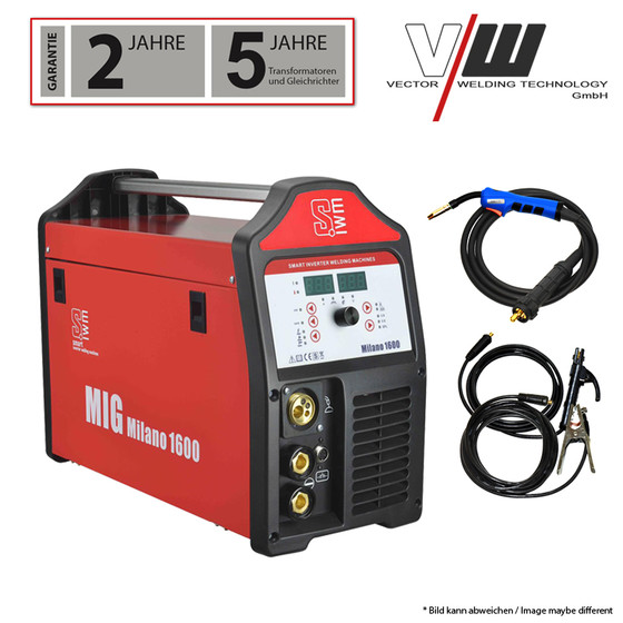 SWIM Milano1600 Kombi Welder DC MIG 160A MAG TIG MMA FCAW E-Hand Inverter 4 in1